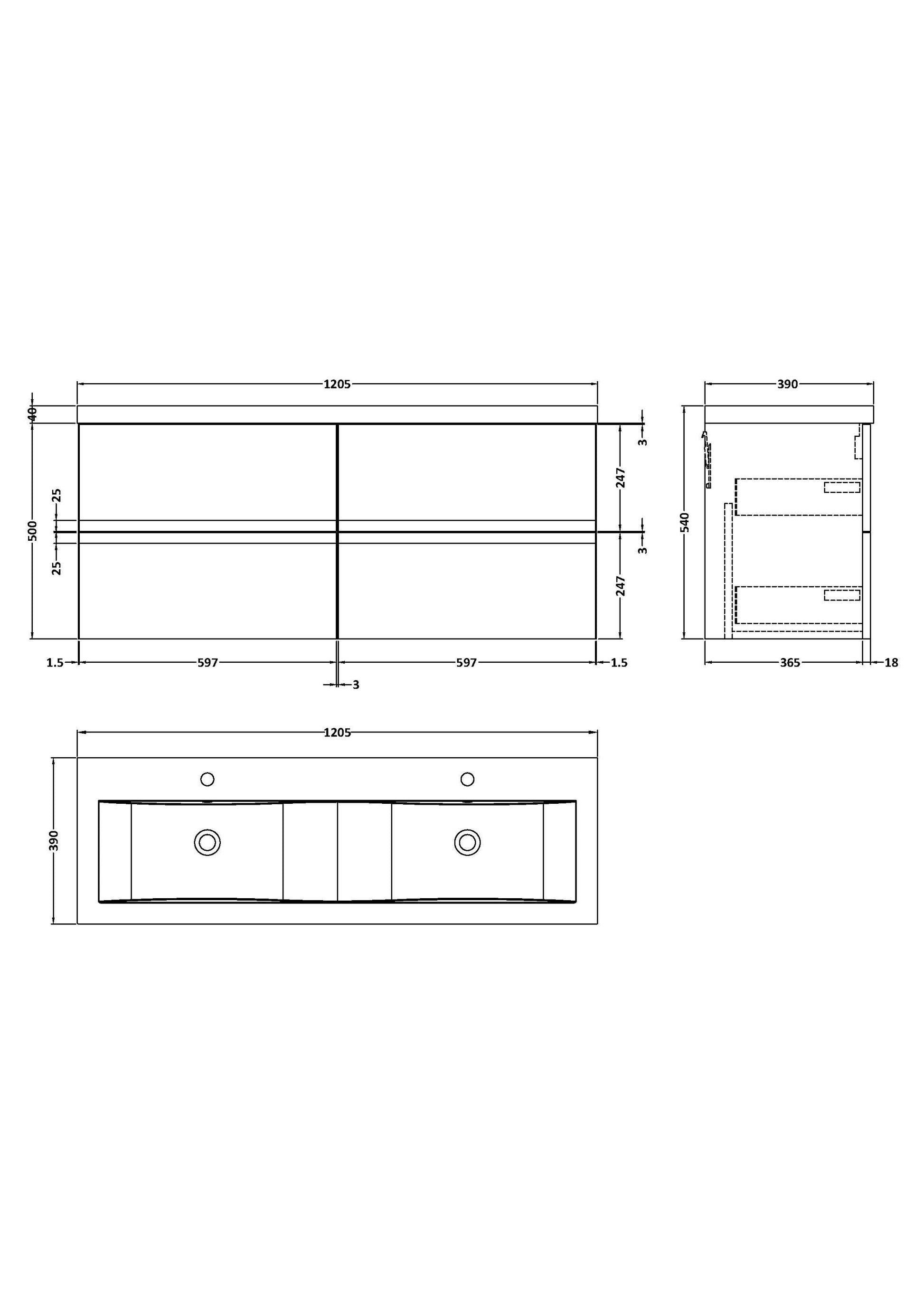 Hudson Reed Urban 1200mm Satin Green Wall Hung 4-Drawer Vanity Unit With Double Basin