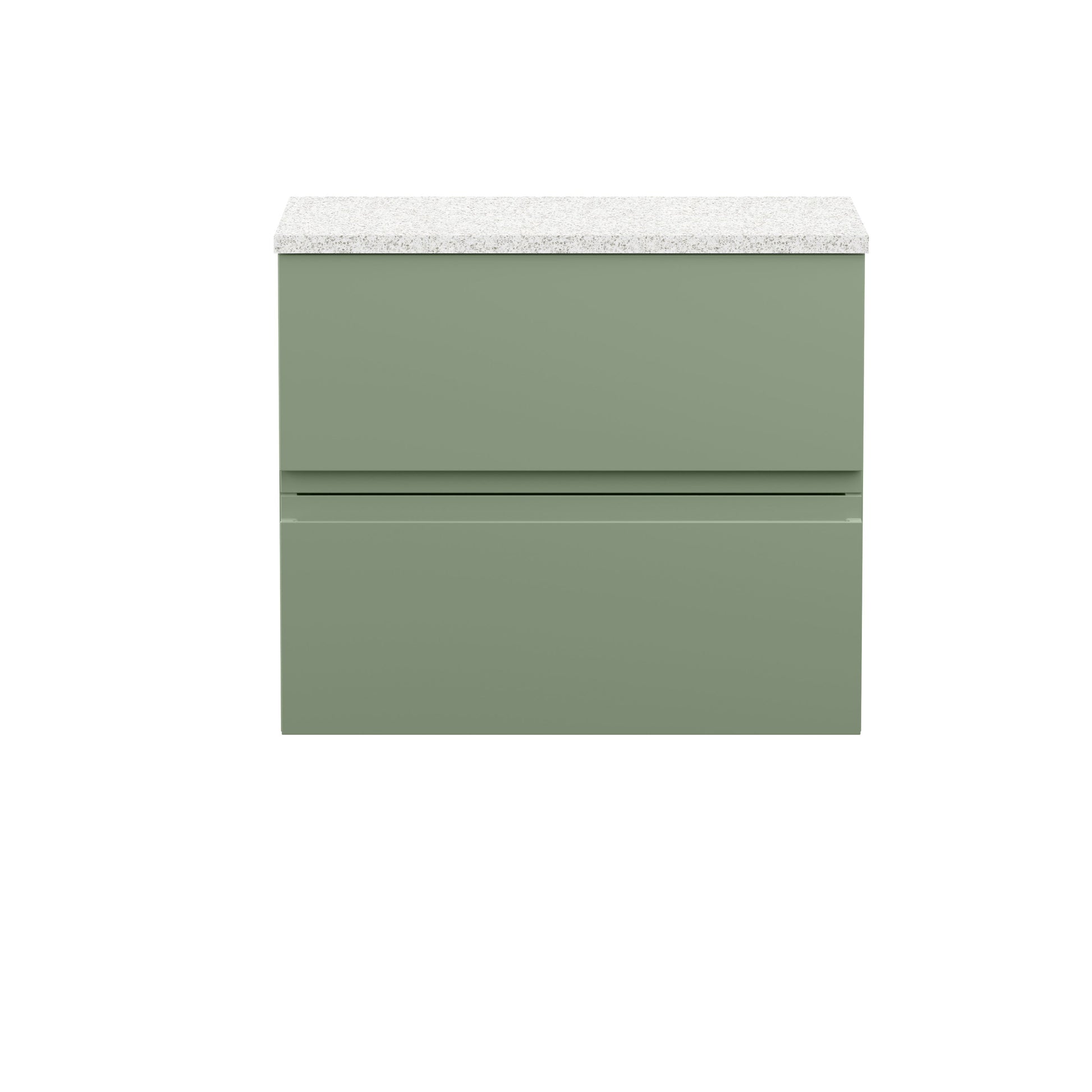 Hudson Reed Urban 600mm Wall Hung 2-Drawer Unit With Laminate Worktop