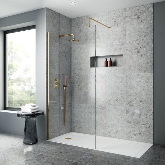 Fixed Shower Heads Fixed Head Brushed Brass