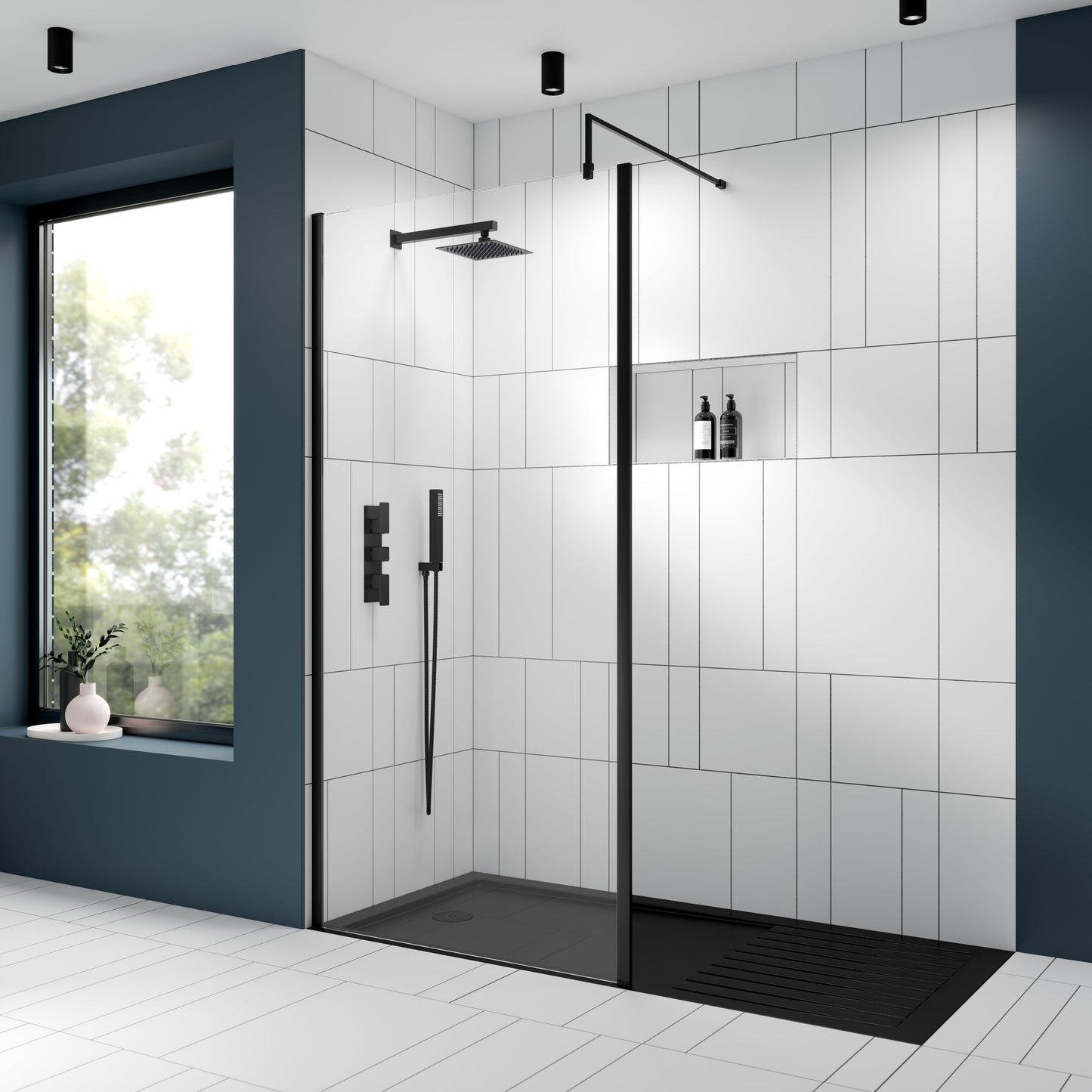 Fixed Shower Heads Wall-Mounted Arm