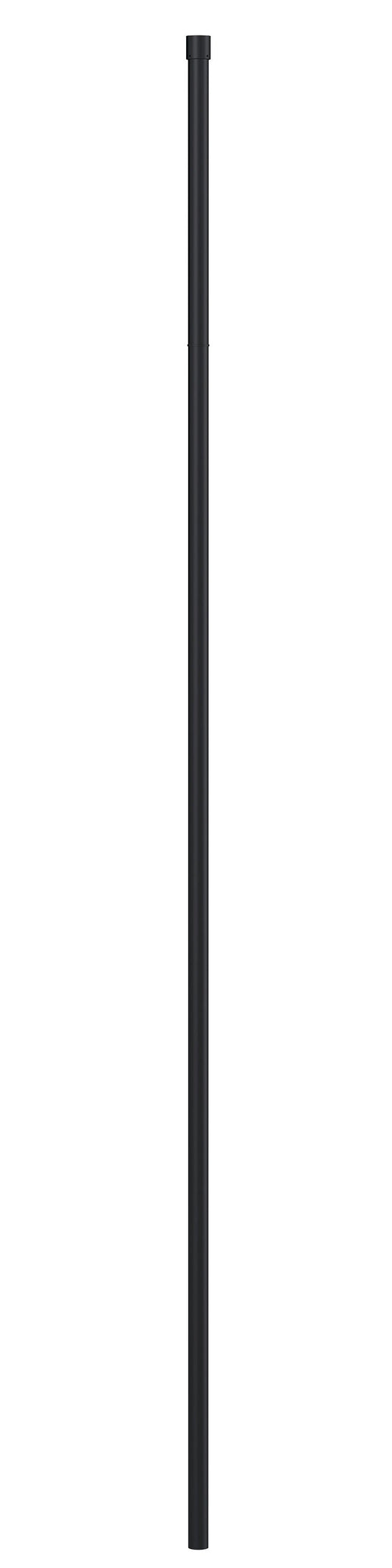 Black Wetroom Screen Ceiling Post