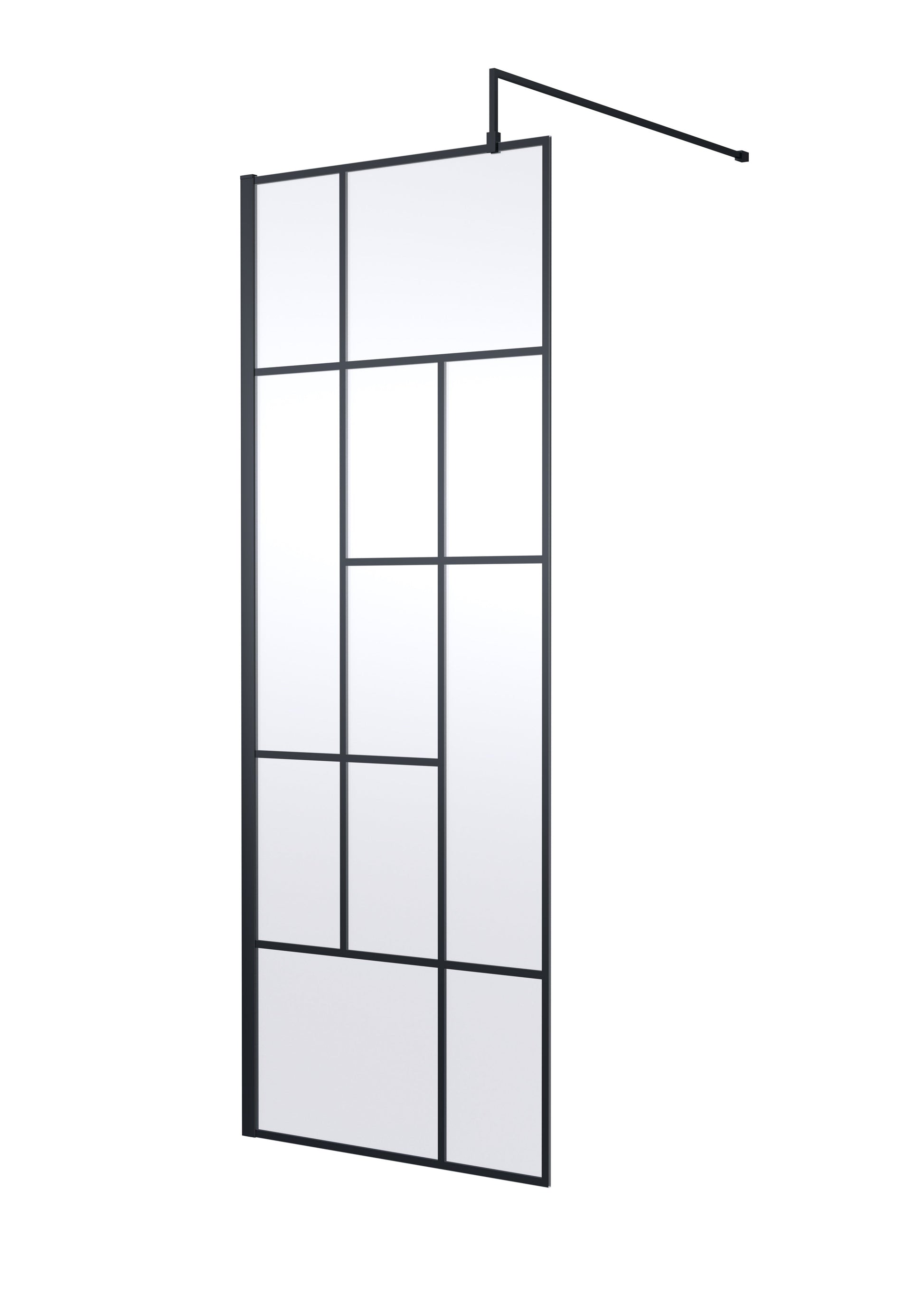 Abstract 760mm Frame Wetroom Screen 8mm Glass