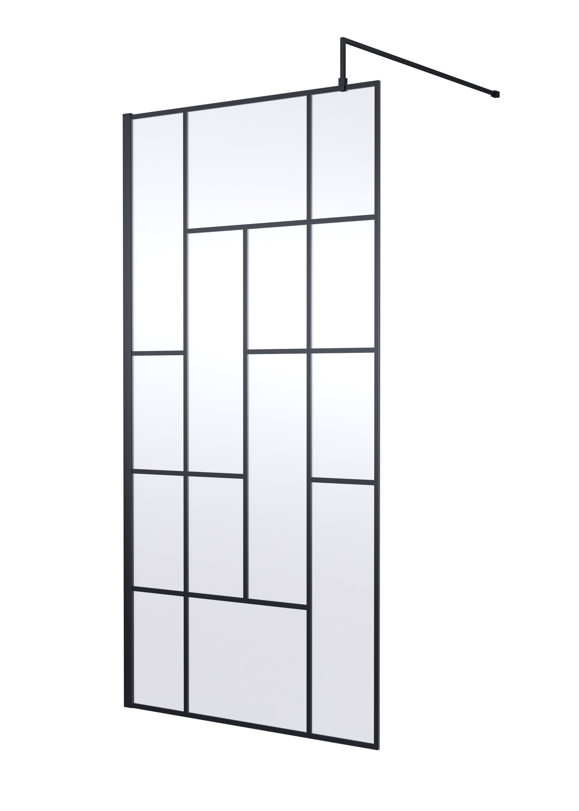 Abstract 1000mm Frame Wetroom Screen 8mm Glass