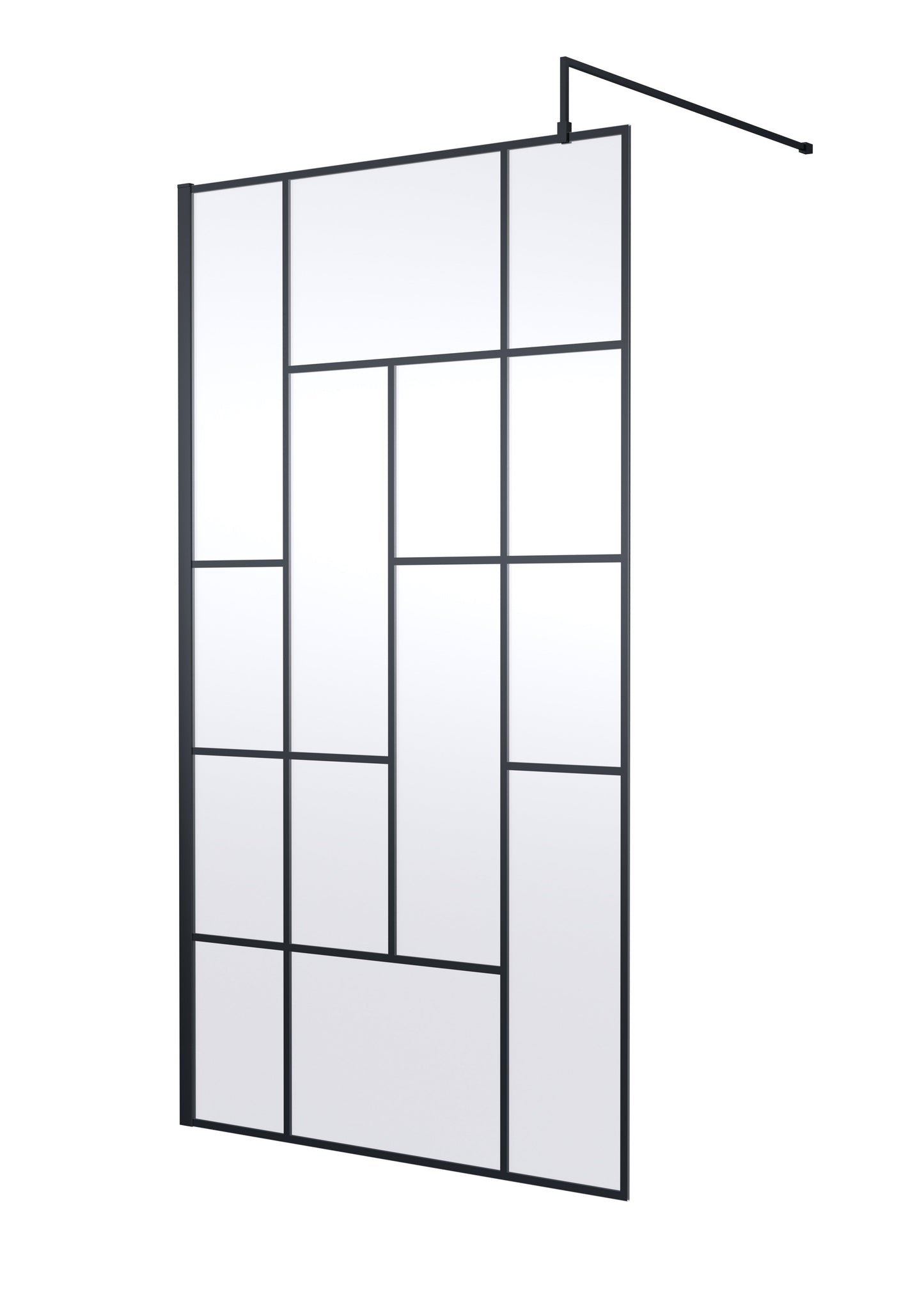 Abstract 1100mm Frame Wetroom Screen 8mm Glass