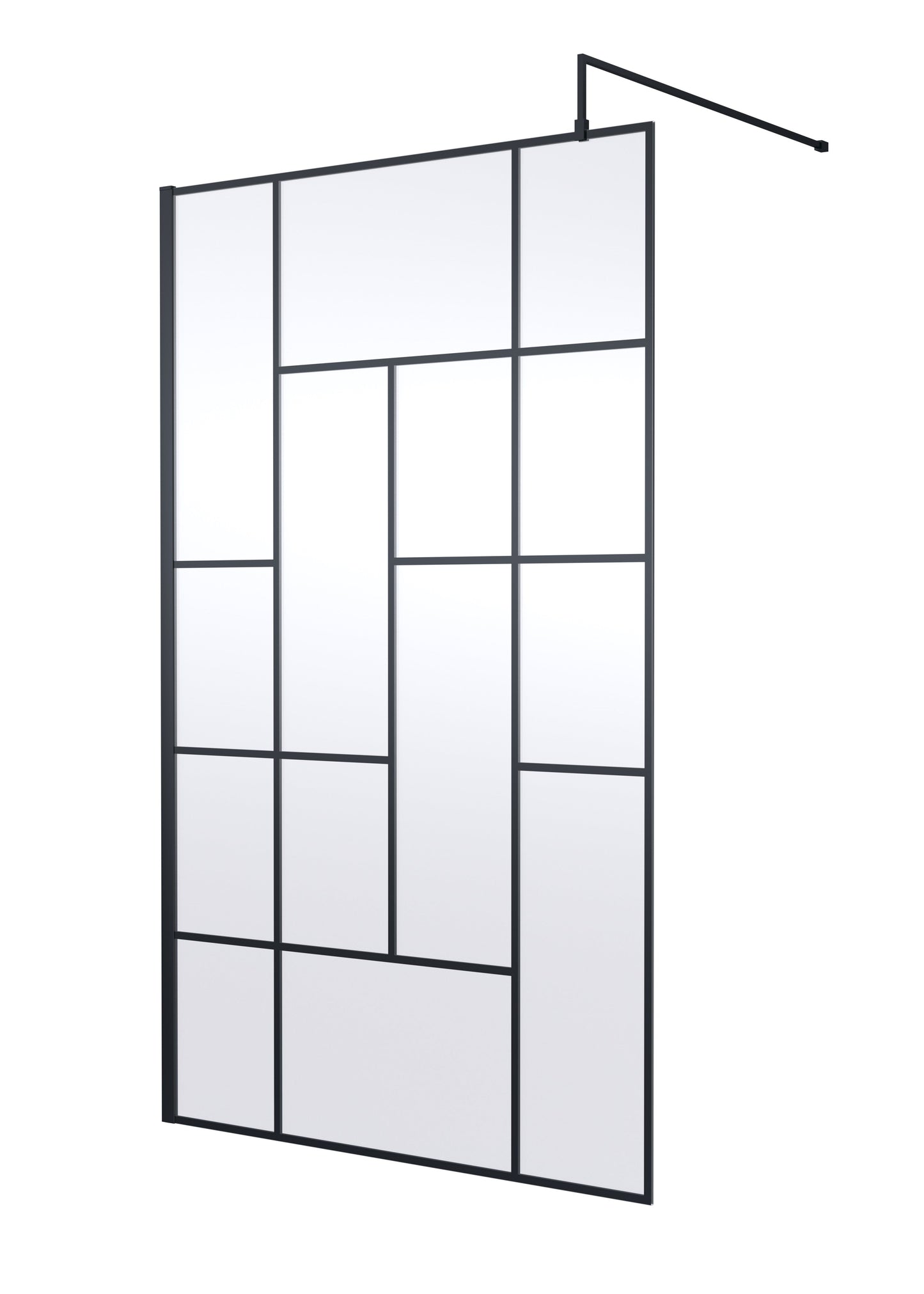 Abstract 1200mm Frame Wetroom Screen 8mm Glass