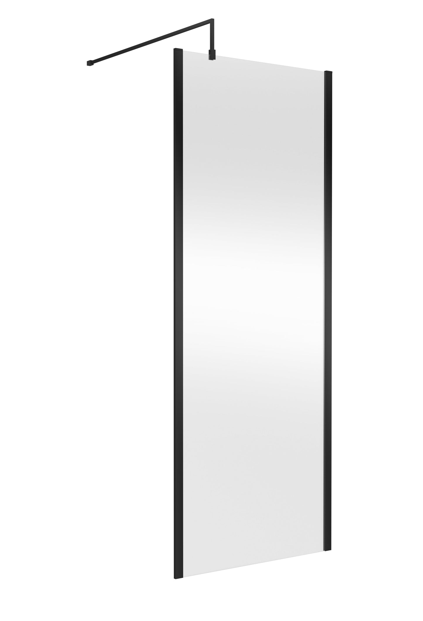 800mm Outer Framed Wetroom Screen with Support Bar