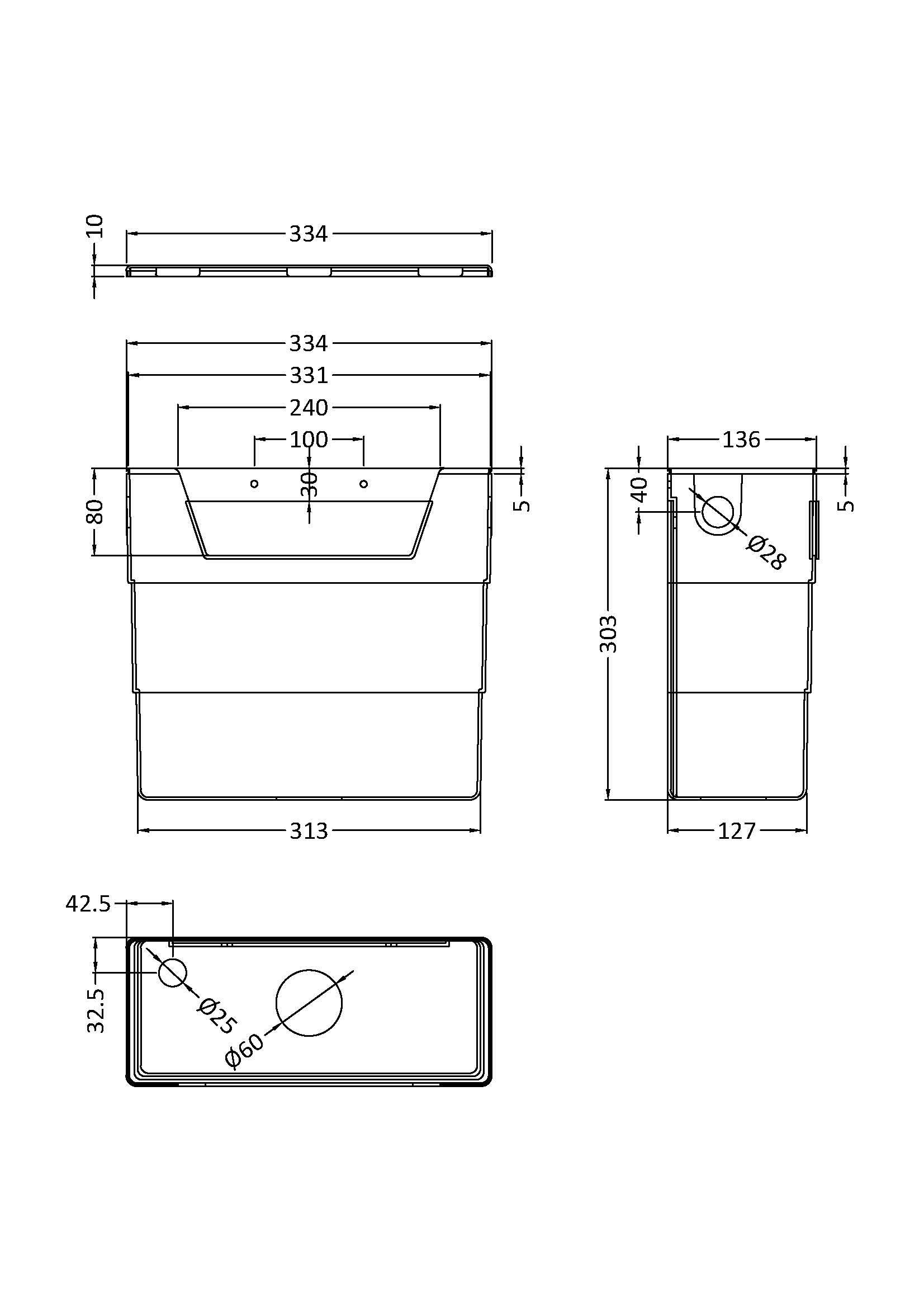 Dual Flush Concealed Cistern