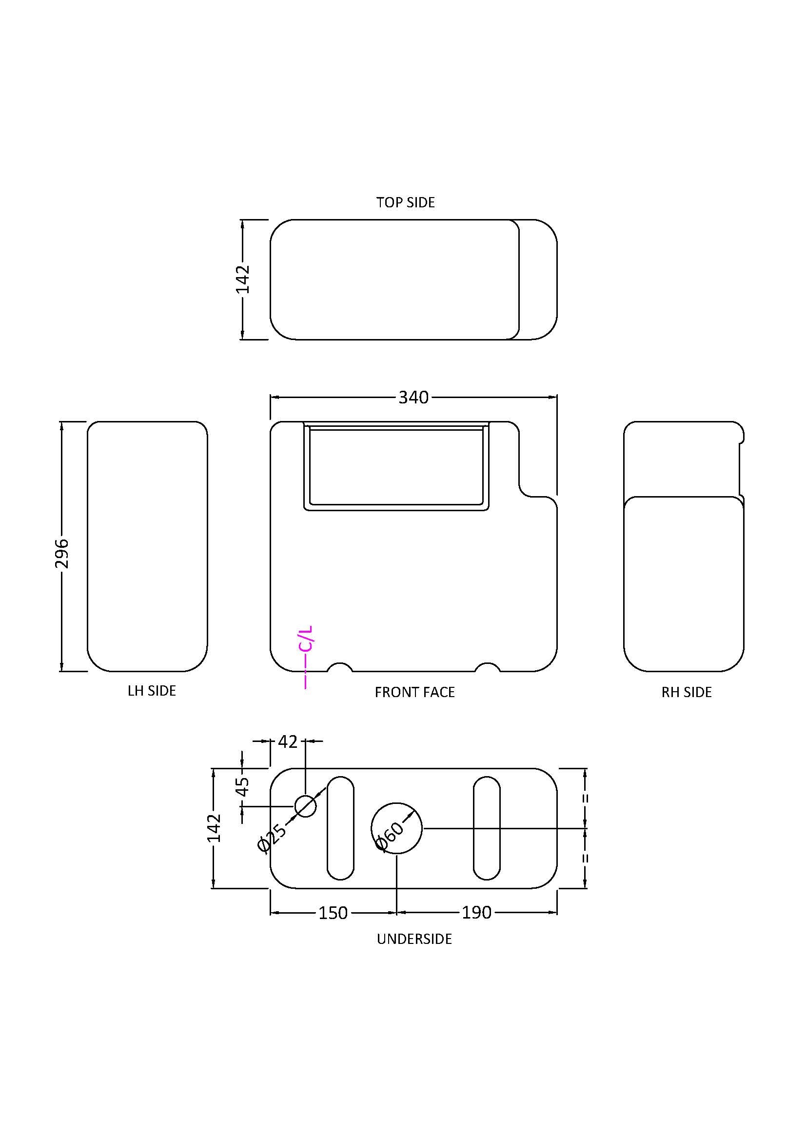 Dual Flush Concealed Cistern