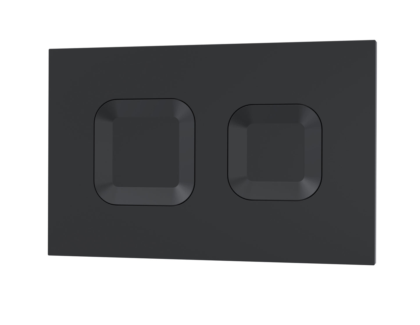 Matt Black Square Dual Flush Push Button