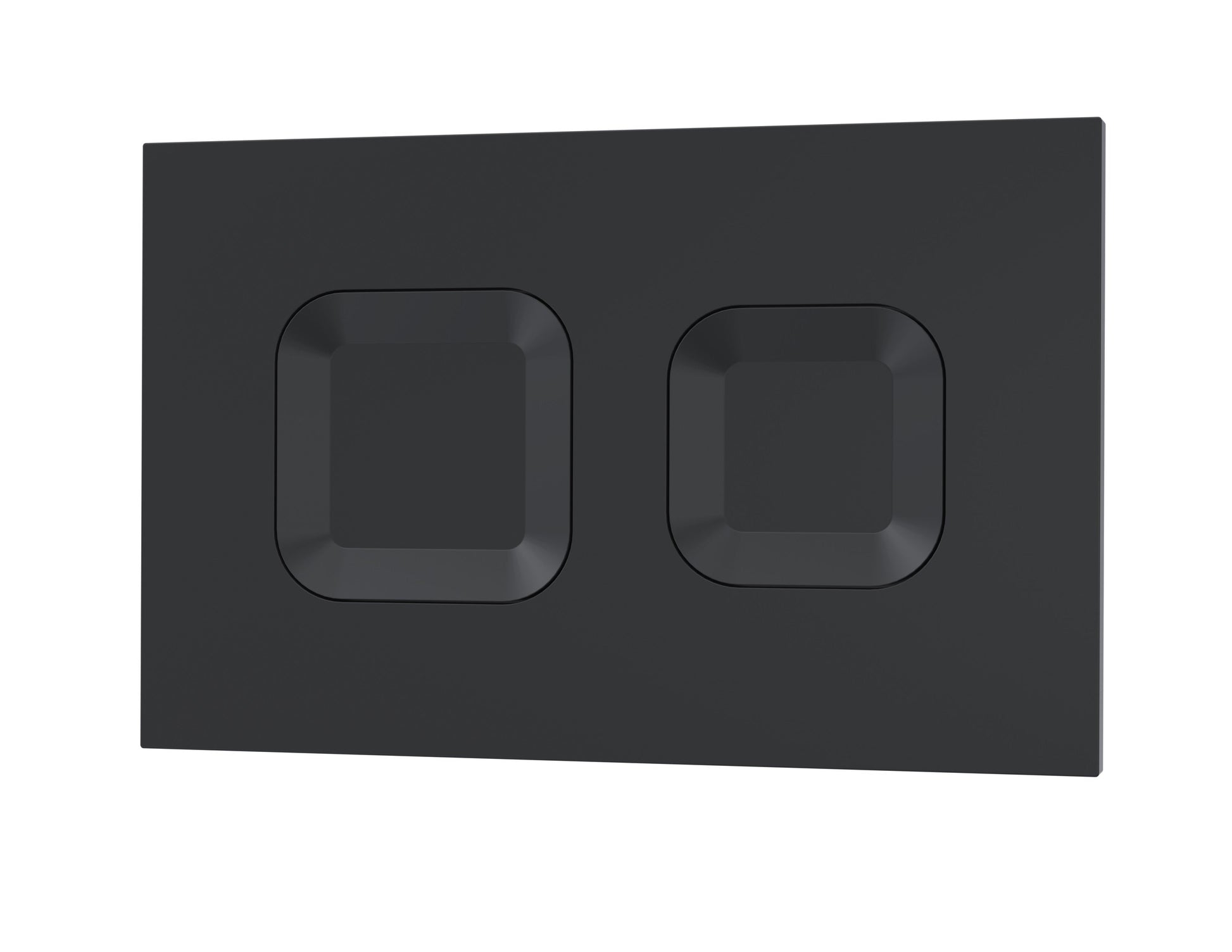 Matt Black Square Dual Flush Push Button