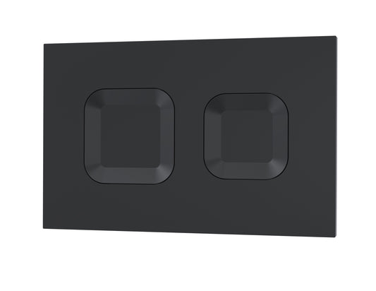 Matt Black Square Dual Flush Push Button