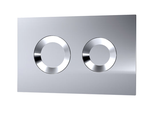 Hudson Reed Contemporary Round Chrome Wall Hung Concealed Cistern