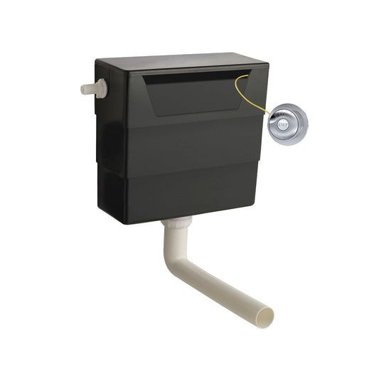Hudson Reed Concealed Cisterns And Frames Traditional Cistern With Traditional Chrome Flush Plate